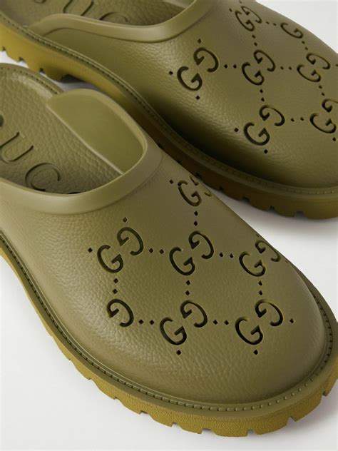 gucci green clog|gucci clog dupe.